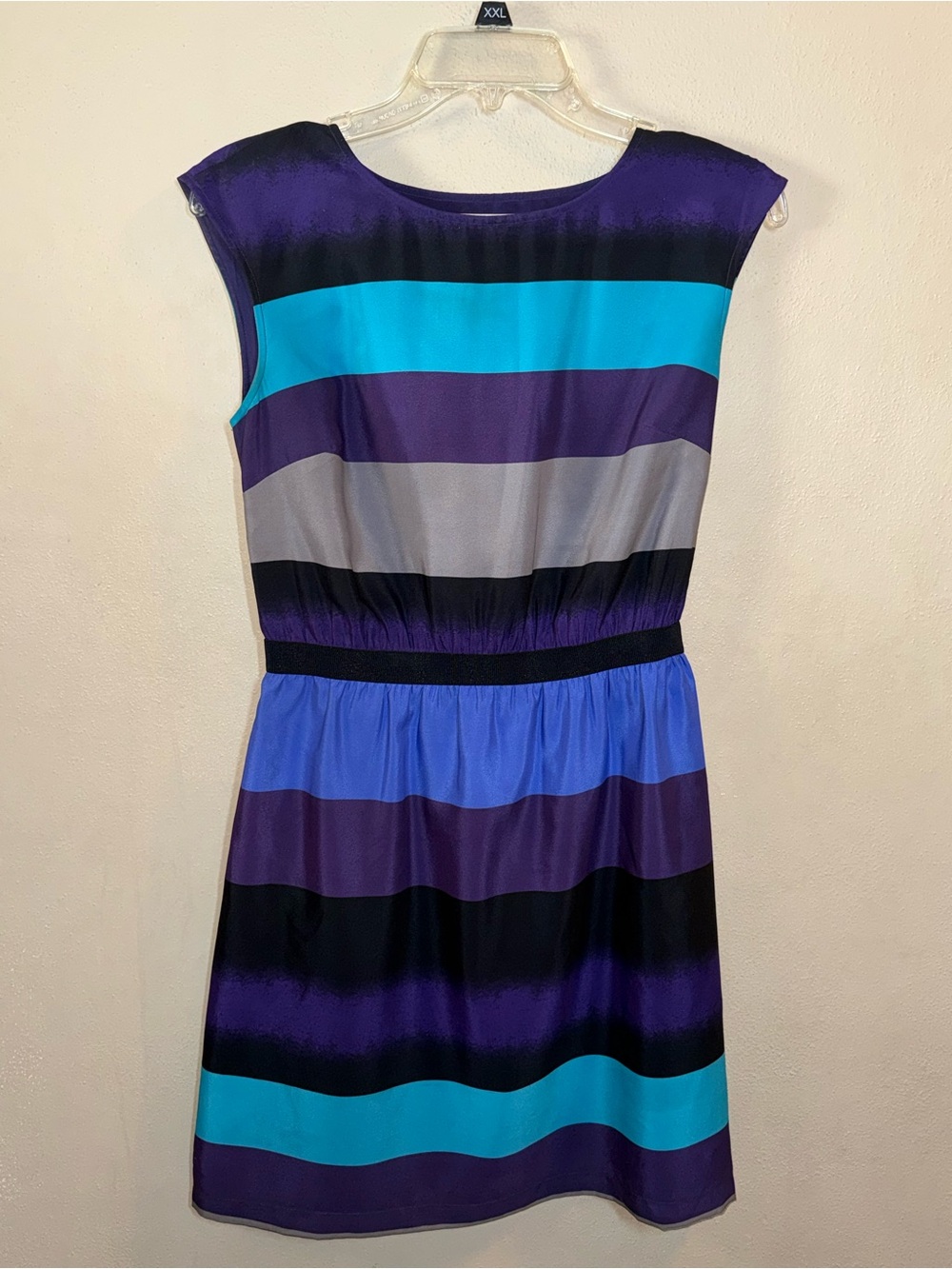 Women’s LOFT Horizontal Striped Sleeveless Dress Sz XS